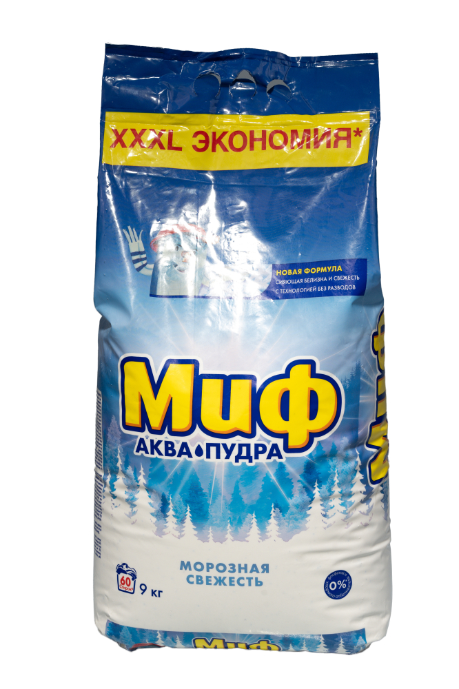 СМС: Миф-автомат 9кг МОРОЗНАЯ СВЕЖЕСТЬ купить оптом по низкой цене — Vikont