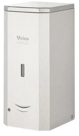 Фото №1 - VEIRO: Дозатор для пенного мыла 1л наливной сенсорный SAVONA FOAM Steel металл