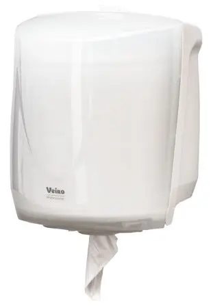Фото №1 - VEIRO: Диспенсер для полотенец в рулонах с центральной подачей EASYROLL белый