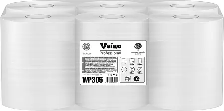 Фото №7 - VEIRO: Полотенца бумажные 1сл 180м/20 Basic натуральный