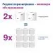 Превью №8 - ТОРК: Бумага туалетная T6 Комфорт 2сл 100м/9,9 компактный рулон белая