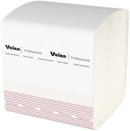 VEIRO: Бумага туалетная V 2сл 250л Premium белый