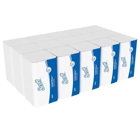 Kimberly-Clark: Полотенца бумажные Скотт 1сл 212л 31,5х21,5см белые