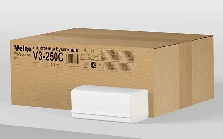 Фото №6 - Вик: Полотенца бумажные V 1сл 250л 21х23 белые СЫКТЫВКАР Lite