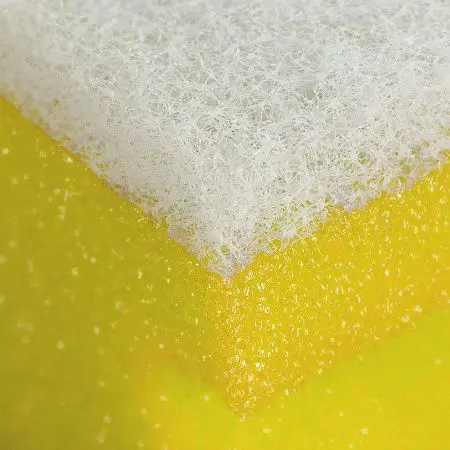 Фото №2 - Vileda: Губка 7х15см мягкая (бел.абразив) желтый