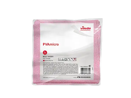 Фото №6 - Vileda: Салфетка ПВА Микро 35х38см красная