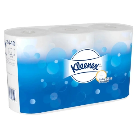 Kimberly-Clark: Бумага туалетная Клинекс 3сл 42м белая /пач.=6 шт.