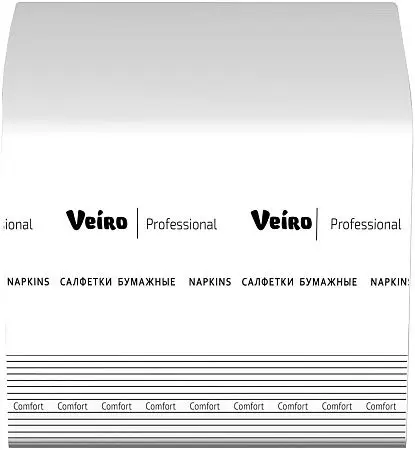 Фото №5 - VEIRO: Салфетки бумажные V 2сл 220л 16,2х21,0см белые