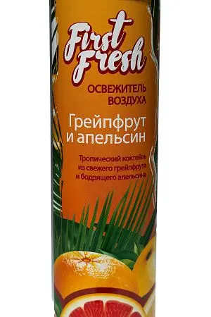 Фото №2 - Освежители воздуха: ФЕРСТ ФРЕШ 300мл Грейфрут и апельсин