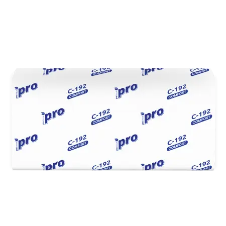 Фото №1 - Вик: Полотенца бумажные V 1сл 250л 21х22см 100% целлюлоза 25г белые PROtissue