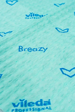 Фото №8 - Vileda: Салфетка Бризи 35,5x35см зеленая