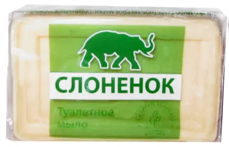 Мыло туалетное: СЛОНЕНОК 90г в обертке Аист