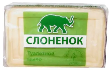 Фото №1 - Мыло туалетное: СЛОНЕНОК 90г в обертке Аист
