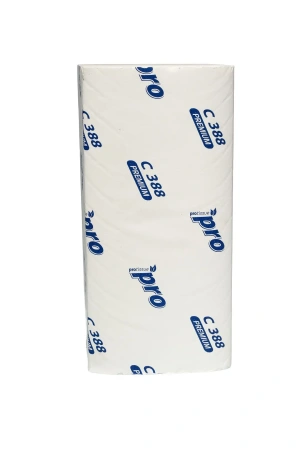 Фото №1 - Вик: Полотенца бумажные V 3сл 180л 21х22см 100% целлюлоза белые с тиснением PROtissue