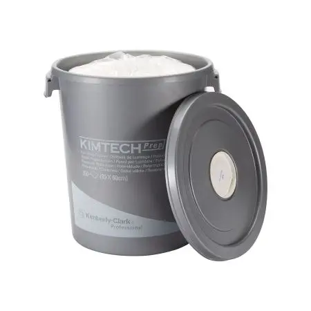 Kimberly-Clark: Салфетки Кимтех 60х39см 300л полировочные белые ведро