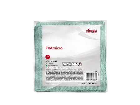 Фото №6 - Vileda: Салфетка ПВА Микро 35х38см зелёная