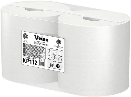 Фото №6 - VEIRO: Полотенца бумажные ЦВ 2сл 172м Basic (ультрапрочные) макулатура цвет натуральный