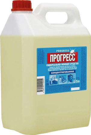 Чистящее средство: ПРОГРЕСС 5л универсальный концентрат твердая канистра