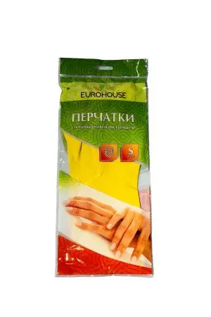 Перчатки: резиновые латексные плотность нормал S с минимальным хлопковым напылением