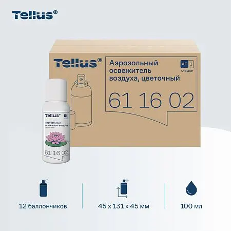 Фото №8 - ТОРК: Освежитель воздуха A1 100мл аэрозольный цветочный