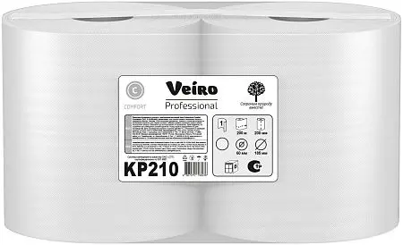 Фото №7 - VEIRO: Полотенца бумажные ЦВ 1сл 200м/20 Comfort белые
