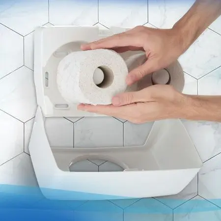 Kimberly-Clark: Бумага туалетная Скотт 2сл 42м белая /пач.=8 шт.