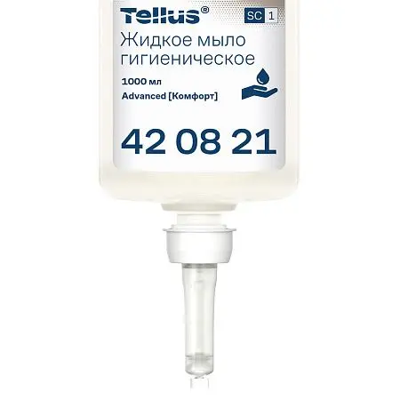 Фото №2 - ТОРК: Tellus Мыло SC1 1л жидкое для рук Комфорт ГИГИЕНИЧЕСКОЕ без запаха бесцветное