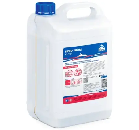 ДОЛ Дезо Пром 5л дез. ср-во хлорное для чистки оборуд. и др. для пищ. промышл. /шт.=1