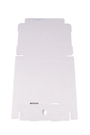 Одноразовая продукция: Коробка под пиццу 250х250х40мм картон, белый/бурый /пач.=50 шт.