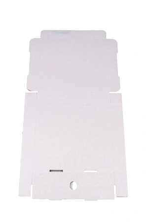 Фото №3 - Одноразовая продукция: Коробка бумажная для пиццы 250х250х40мм белая/бурая /пач.=50 шт.