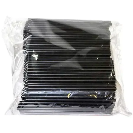 Одноразовая продукция: Трубочки для коктейля 5х125мм Мартини черные /пач.=400 шт.