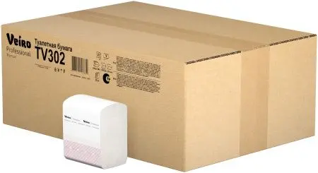 VEIRO: Бумага туалетная V 2сл 250л Premium белый