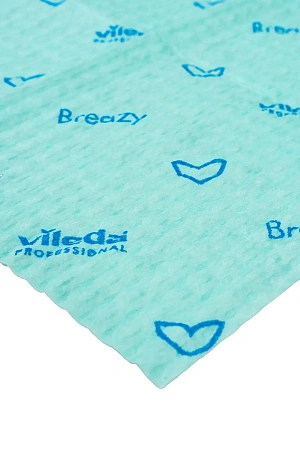 Фото №7 - Vileda: Салфетка Бризи 35,5x35см зеленая