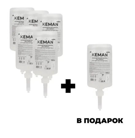 Кеман: S1 5+1 Мыло жидкое 1000 мл мягкое бесцветное без запаха флакон