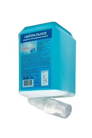 Фото №4 - Кеман: Мыло жидкое пенящееся 1000 мл нейтральное в картридже бирюзовое
