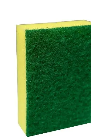 Фото №18 - Губки,скрабы: для посуды VCLEAN Гигант 14х9.5х4 поролон+абразив