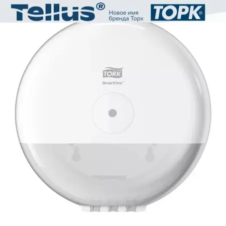 Фото №1 - Tork: Диспенсер T9 SmartOne® для туалетной бумаги в мини рулонах белый