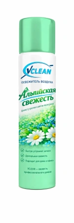 Освежители воздуха: VCLEAN 300мл АЛЬПИЙСКАЯ СВЕЖЕСТЬ