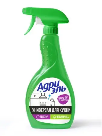 Фото №1 - Чистящее средство: АДРИЭЛЬ 500мл СПРЕЙ универсальное для кухни