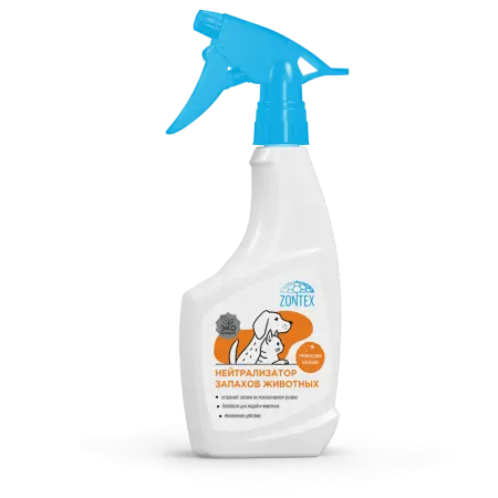 Фото №1 - Vortex: ZONTEX 500мл нейтрализатор запахов животных Тропический апельсин с триггером