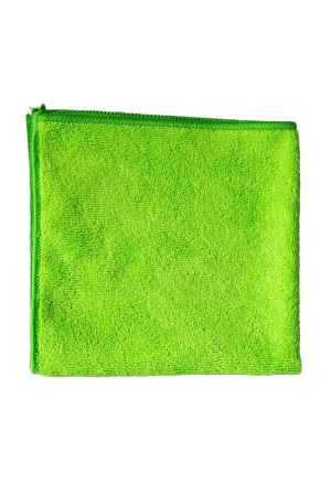 Фото №1 - ХозСалфетки: универсал 38х38 300г/м2 микрофибра без упаковки зеленая