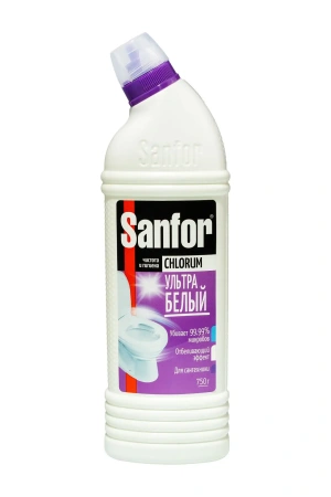 Фото №1 - Чистящее средство: САНФОР Chlorum гель 750г для ванн и туалета