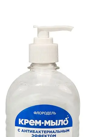 Фото №3 - Мыло жидкое: ФЛОРОДЕЛЬ крем-мыло 520мл антибактериальное с дозатором