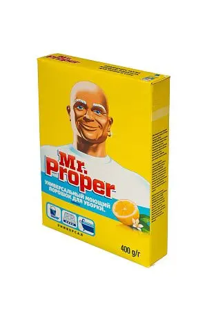 Фото №4 - Чистящее средство: МИСТЕР ПРОПЕР 400г порошок для полов ЛИМОН