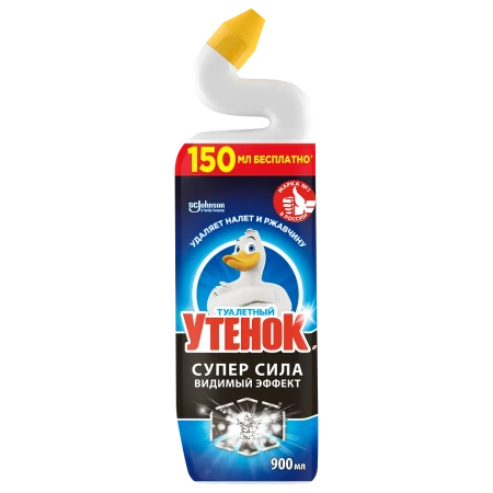 Чистящее средство: УТЕНОК 900мл гель Видимый эффект