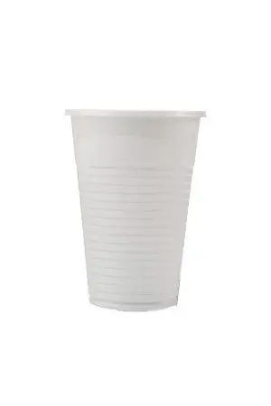 Фото №2 - Одноразовая продукция: Стакан 200мл пластиковый белый /пач.=100 шт.