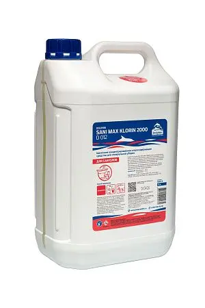 Фото №3 - Dolphin: Сани-Макс (Клорин2000) 5л щелочное средство для мытья и дезинфекции