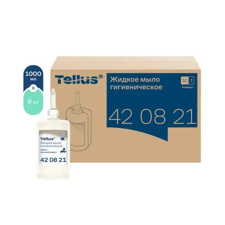 ТОРК: Tellus Мыло SC1 1л жидкое для рук Комфорт ГИГИЕНИЧЕСКОЕ без запаха бесцветное