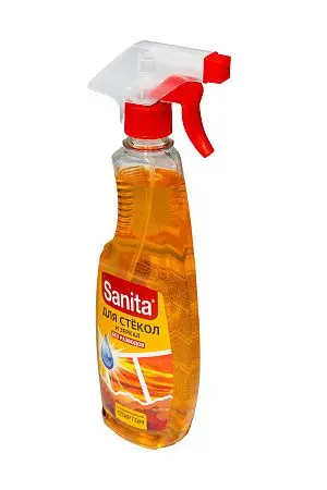 Фото №6 - Чистящее средство: САНИТА Спрей 500мл для стёкол с нашатырным спиртом (ТРИГГЕР)