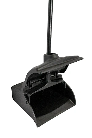 Фото №3 - Вик: Совок-контейнер с крышкой + щетка черный MRY